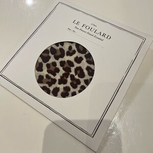 Sezane Leopard Print Scarf